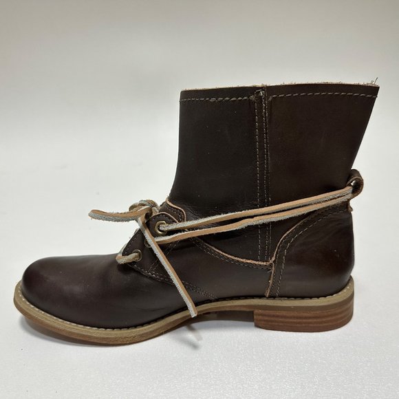 Timberland Earthkeepers Savin Hill Women 6 Brown Leather Lace Up Ankle Boots New - Picture 1 of 8